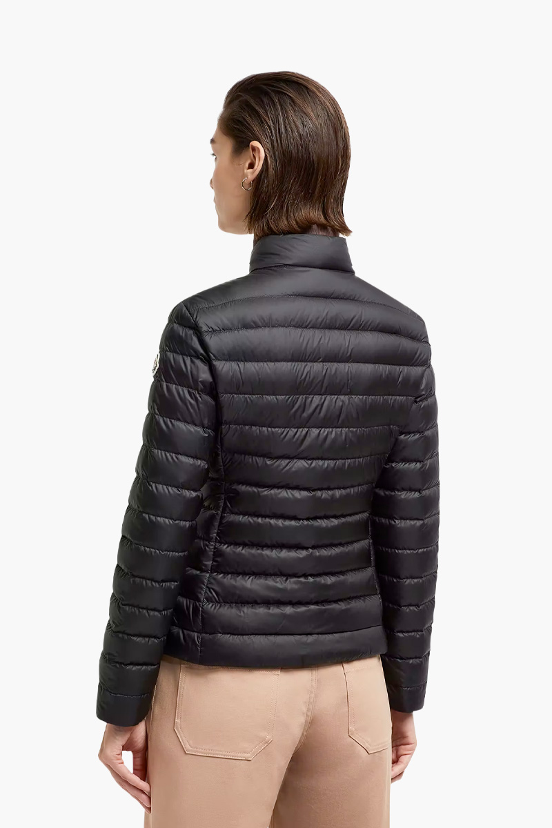 MONCLER Women Igelle Short Down Jacket in Black Nylon 2
