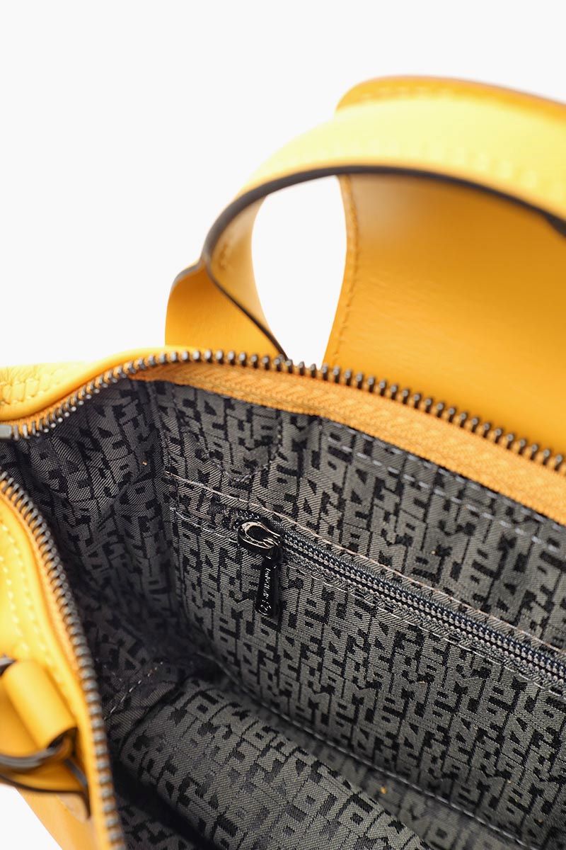 LONGCHAMP Mini LE Pliage Xtra Handbag Honey Cowhide Leather 3