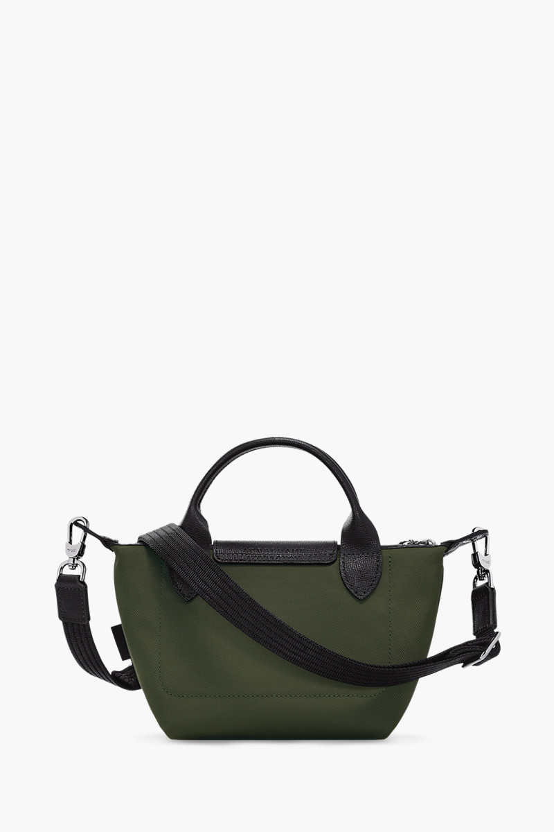LONGCHAMP Mini Le Pliage Energy Top Handle Bag in Dark Khaki 1