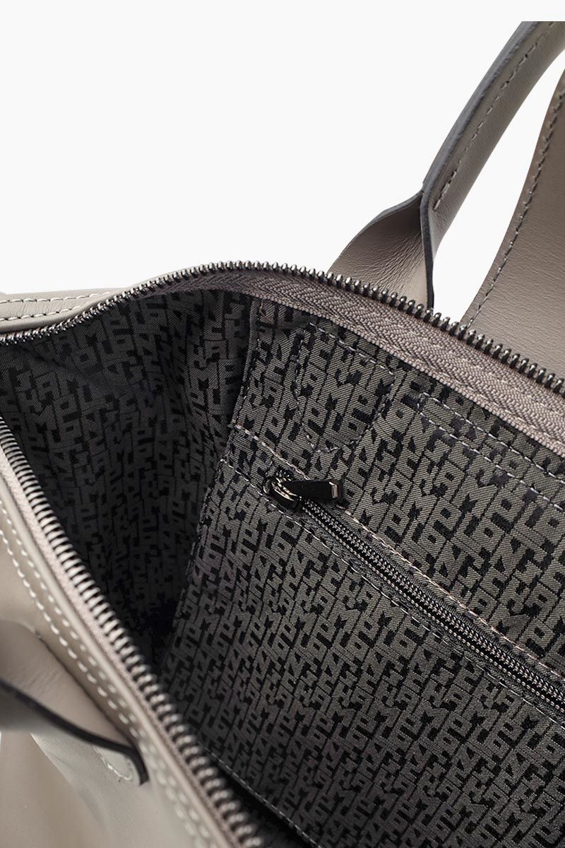 LONGCHAMP Small Le Pliage Xtra Handbag in Turtledove Cowhide Leather 4