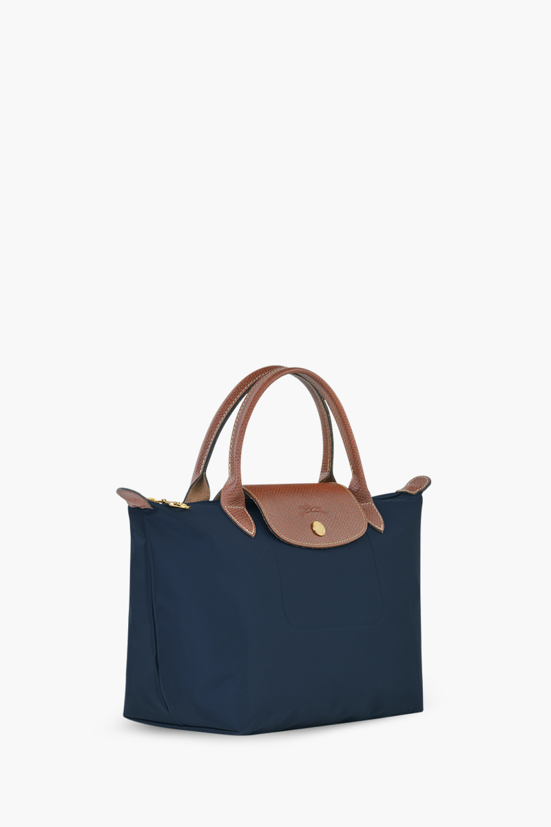 LONGCHAMP Small Le Pliage Top Handle Bag in Marine 2