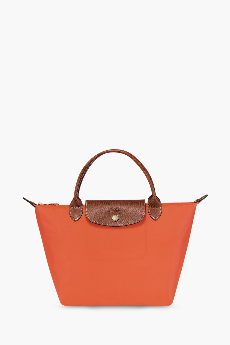 LONGCHAMP Small Le Pliage Top Handle Bag in Orange 0