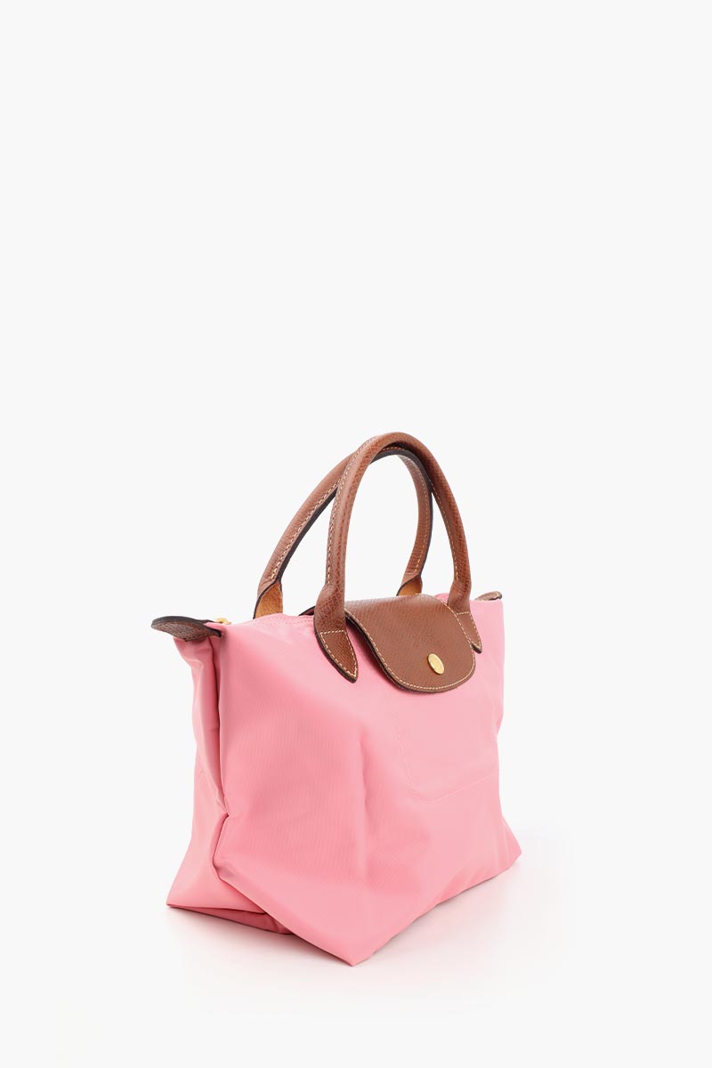 LONGCHAMP Small Le Pliage Top Handle Bag in Marshmallow 2