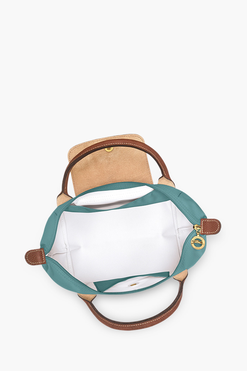 LONGCHAMP Small Le Pliage Top Handle Bag in Eucalyptus 3