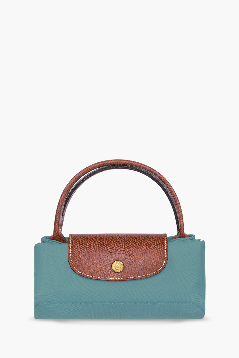 LONGCHAMP Small Le Pliage Top Handle Bag in Eucalyptus 4