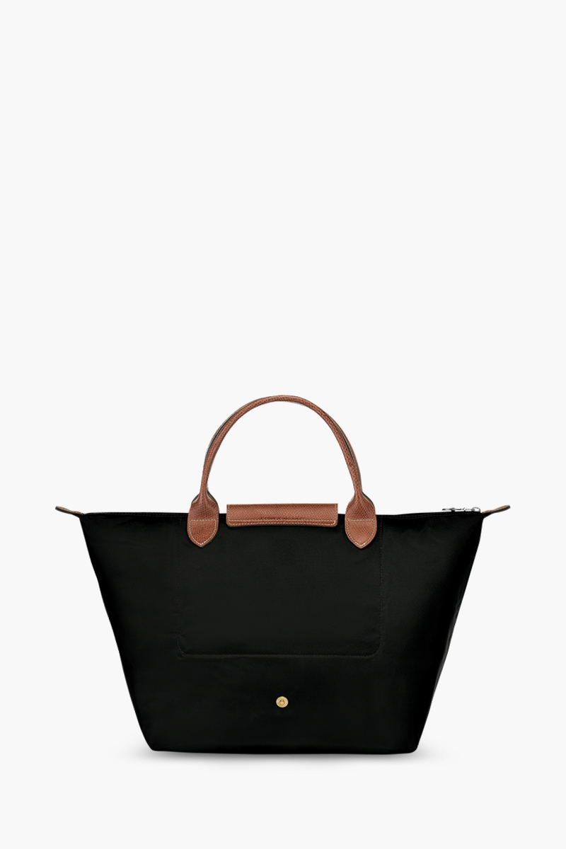 LONGCHAMP Medium Le Pliage Top Handle Bag in Black 1