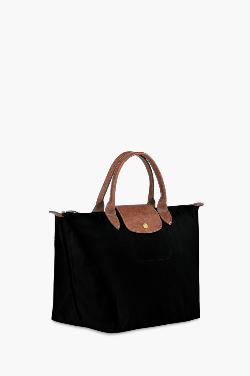 LONGCHAMP Medium Le Pliage Top Handle Bag in Black 2