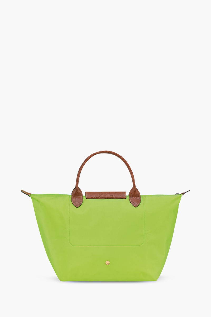 LONGCHAMP Medium Le Pliage Top Handle Bag in Light Green 1