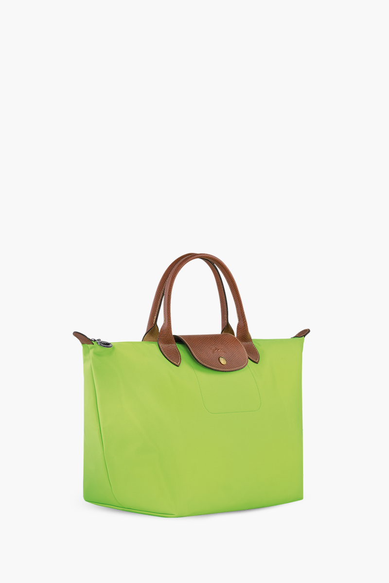 LONGCHAMP Medium Le Pliage Top Handle Bag in Light Green 2