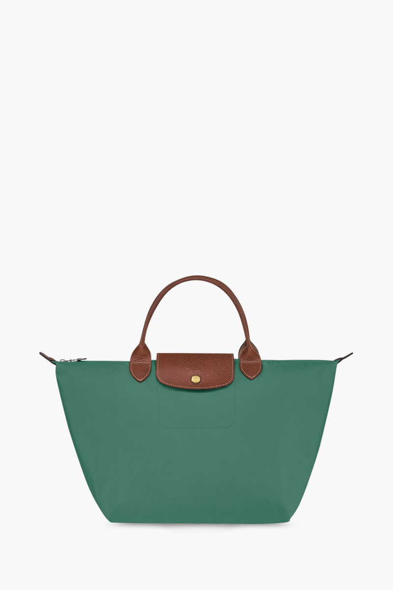 LONGCHAMP Medium Le Pliage Top Handle Bag in Sage 0