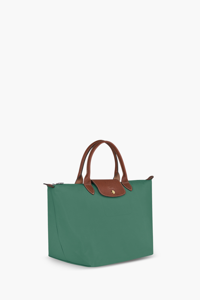 LONGCHAMP Medium Le Pliage Top Handle Bag in Sage 2