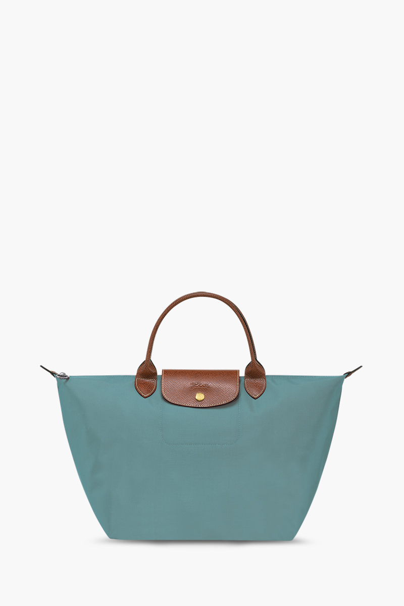 LONGCHAMP Medium Le Pliage Top Handle Bag in Eucalyptus 0