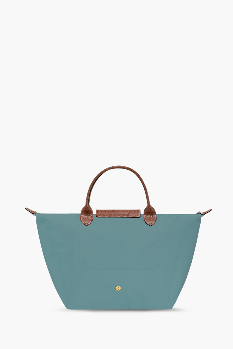 LONGCHAMP Medium Le Pliage Top Handle Bag in Eucalyptus 1