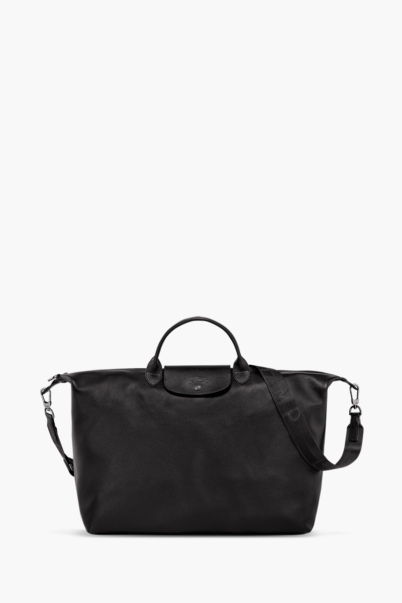 LONGCHAMP Small Le Pliage Xtra Travel Bag in Black Leather 0