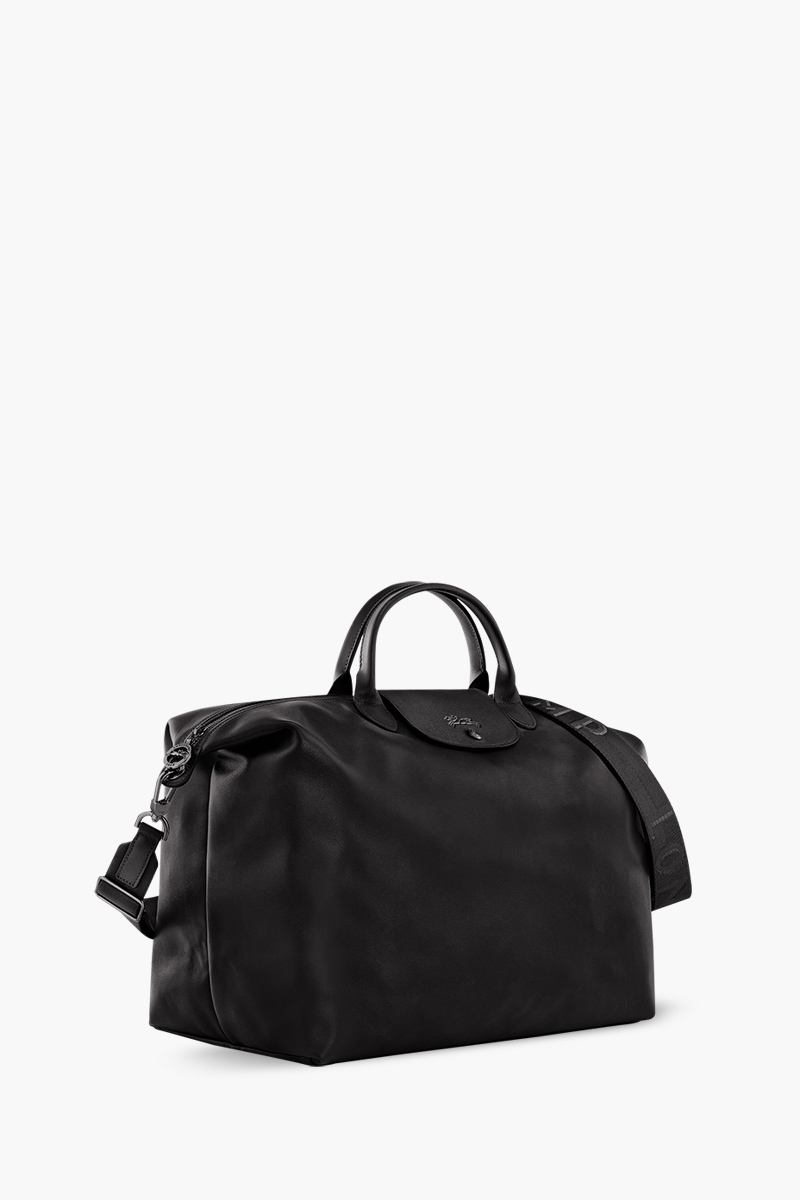 LONGCHAMP Small Le Pliage Xtra Travel Bag in Black Leather 2