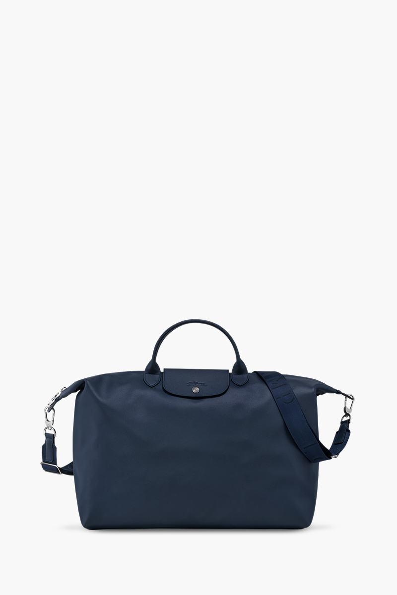 LONGCHAMP Small Le Pliage Xtra Travel Bag in Navy Leather 0