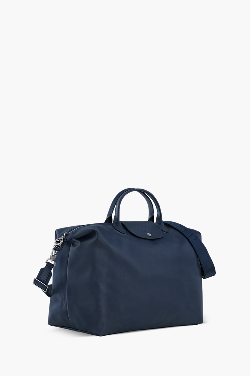 LONGCHAMP Small Le Pliage Xtra Travel Bag in Navy Leather 2