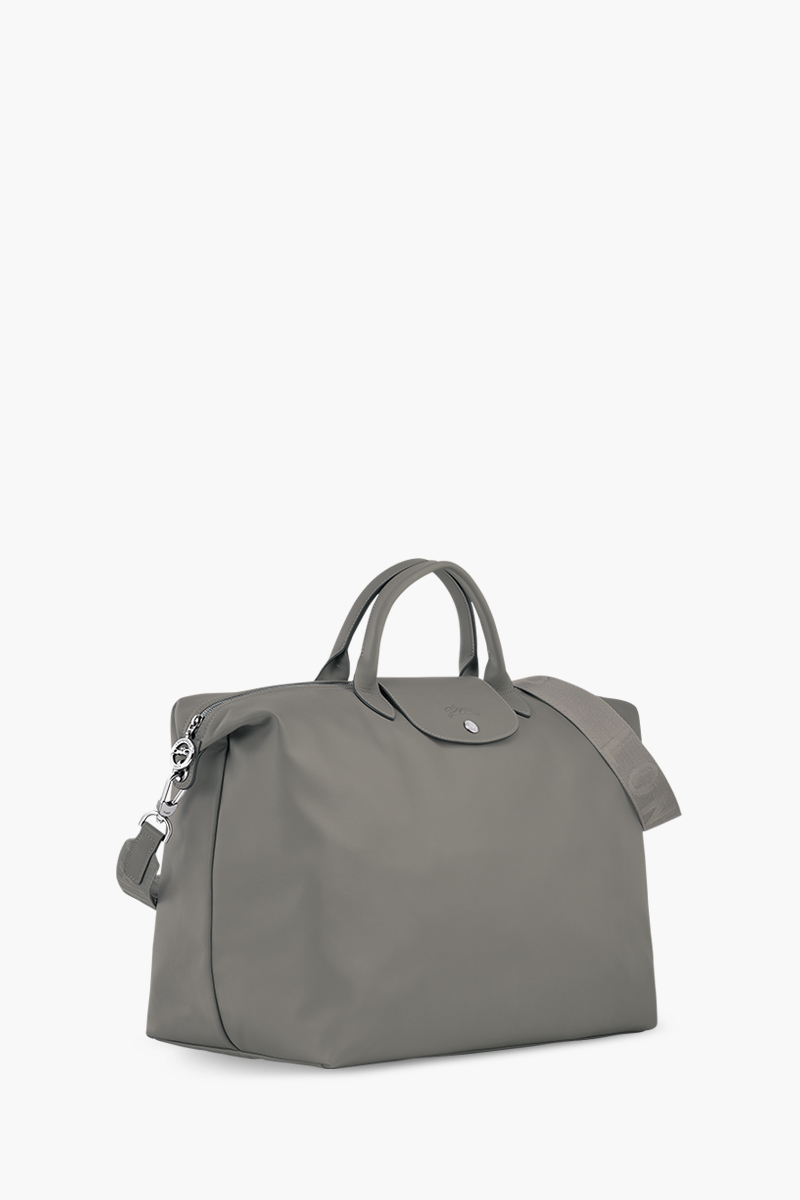 LONGCHAMP Small Le Pliage Xtra Travel Bag in Turtledove Leather 2