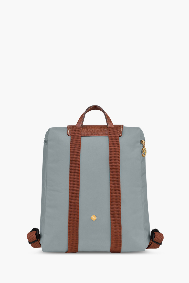 LONGCHAMP Le Pliage Backpack in Steel 1