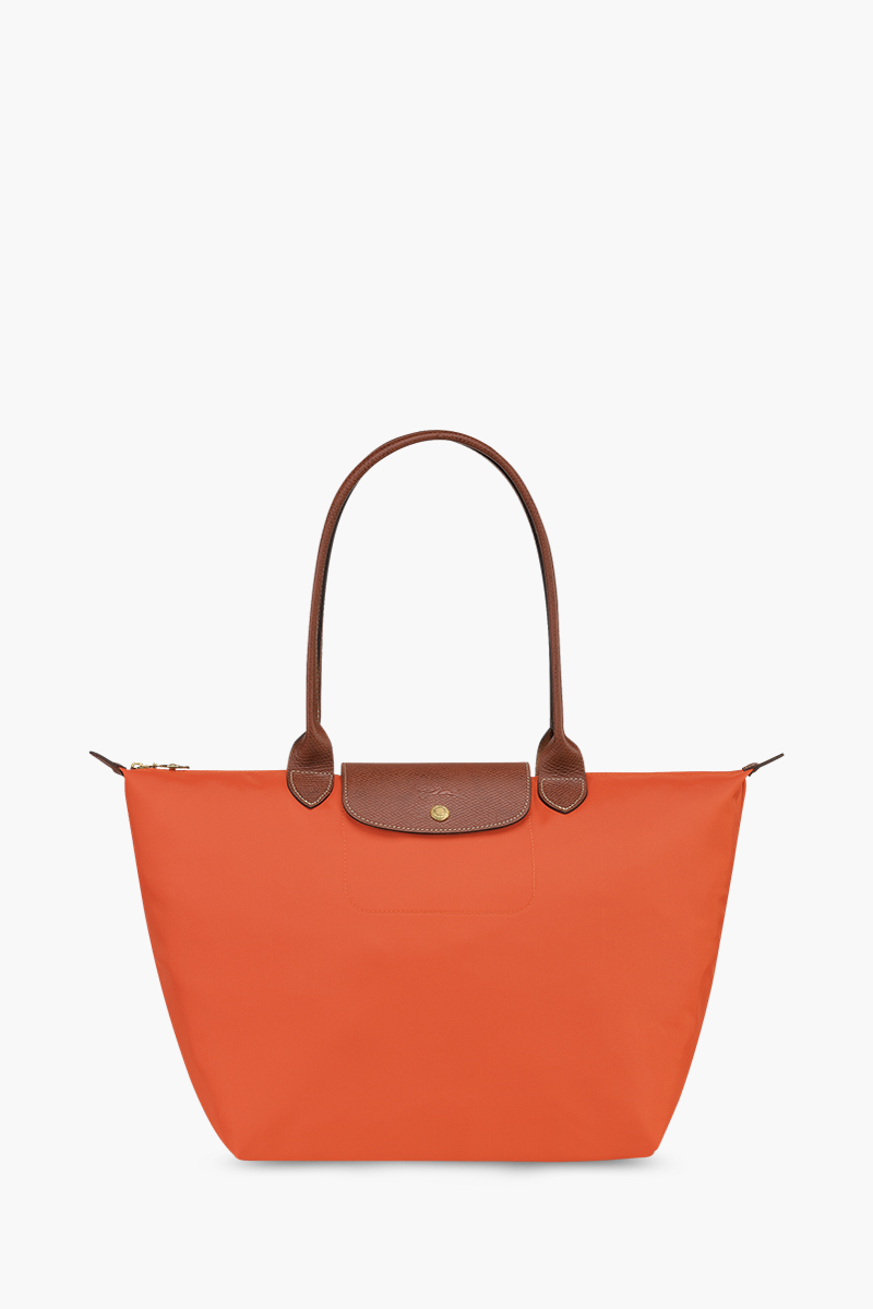 LONGCHAMP Large Le Pliage Tote Bag in Orange  0