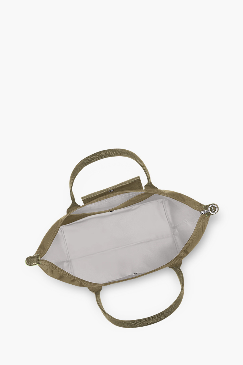LONGCHAMP Large Le Pliage Green Shoulder Bag in Artichoke Recycled Canvas 3