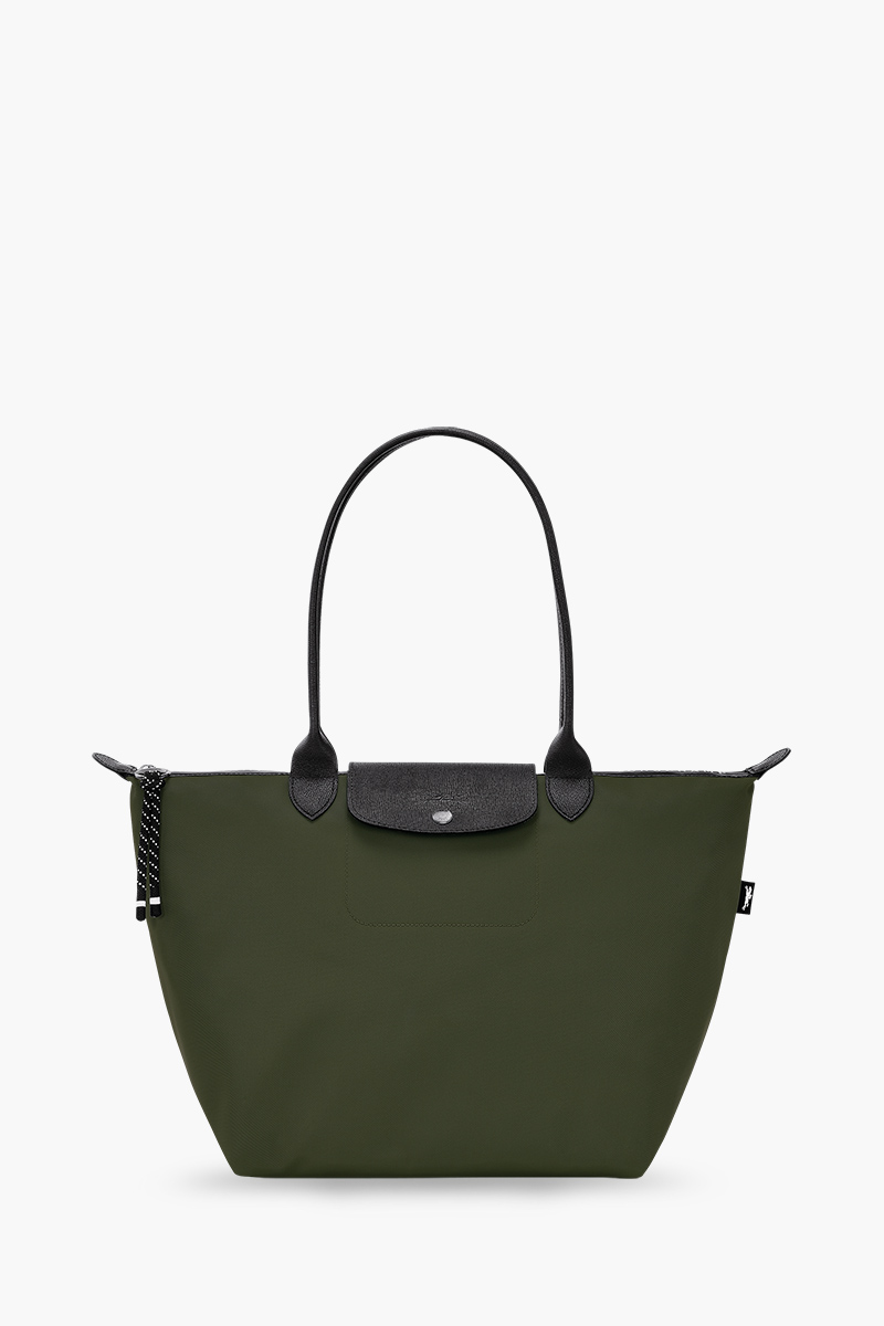 LONGCHAMP Large Le Pliage Energy Tote Bag in Khaki Canvas 0