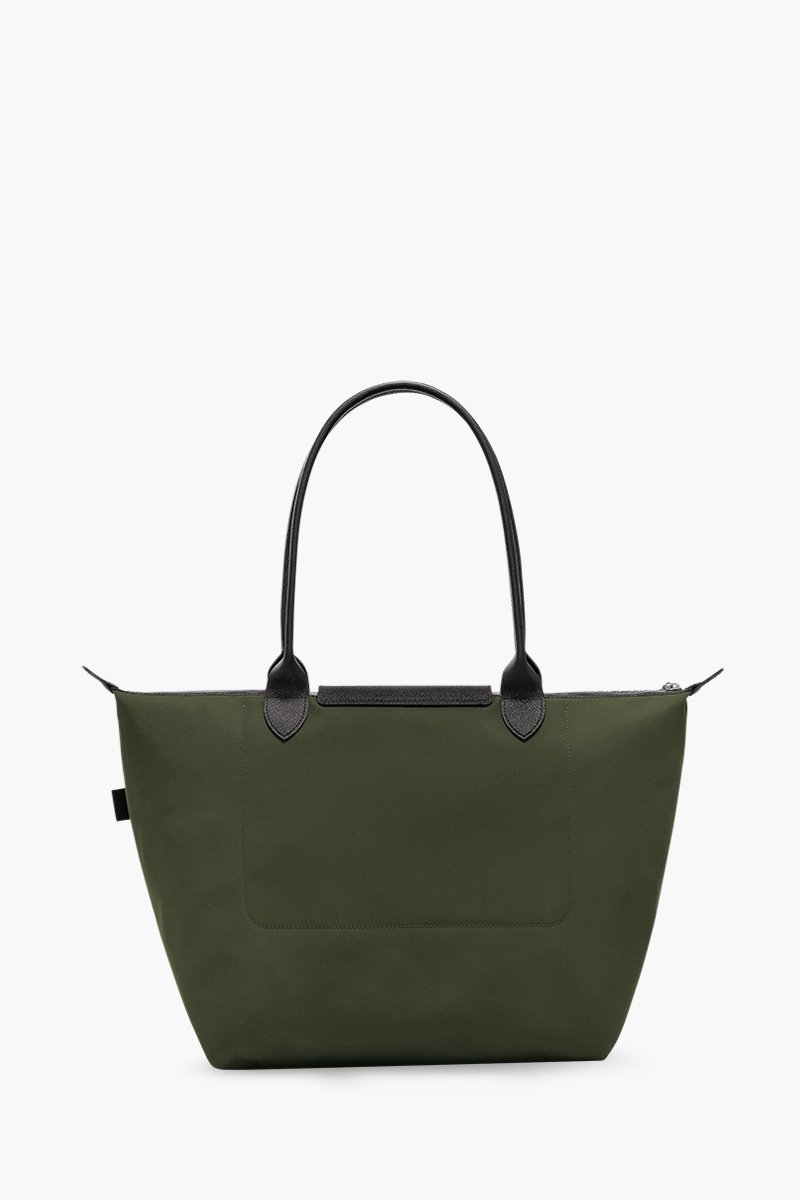 LONGCHAMP Large Le Pliage Energy Tote Bag in Khaki Canvas 1