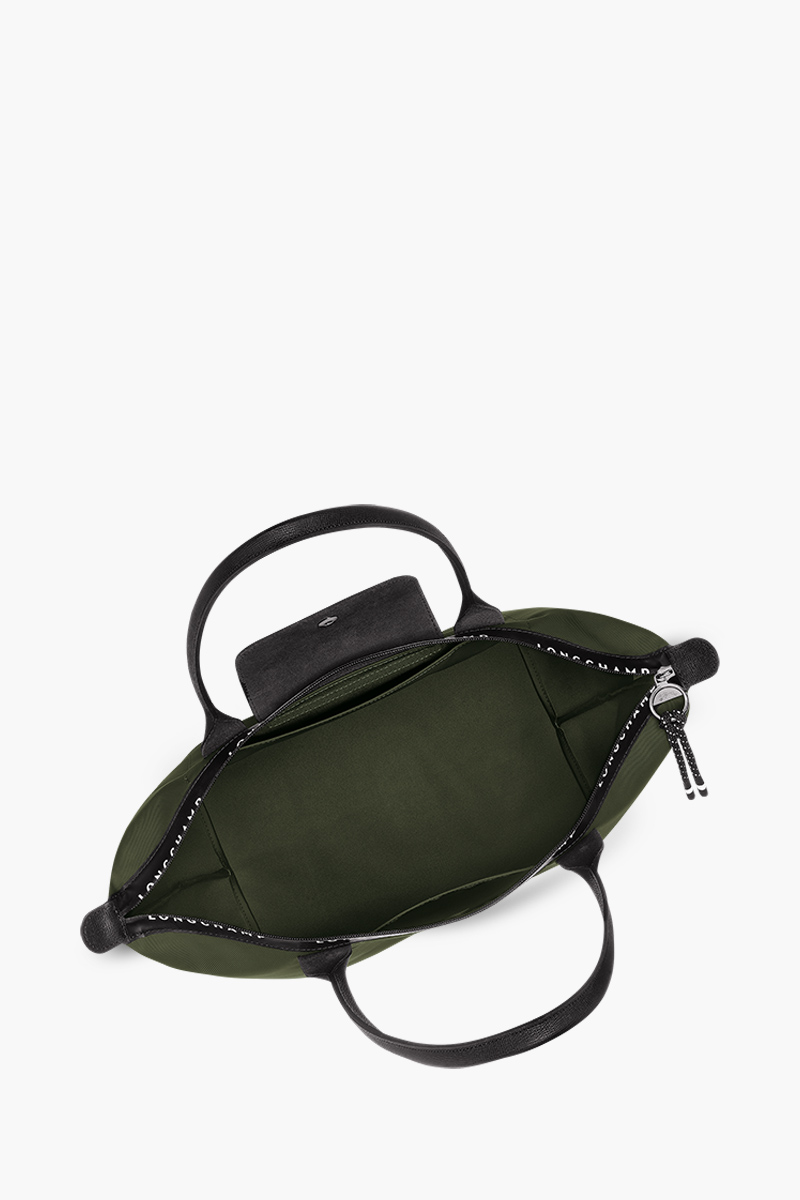 LONGCHAMP Large Le Pliage Energy Tote Bag in Khaki Canvas 3