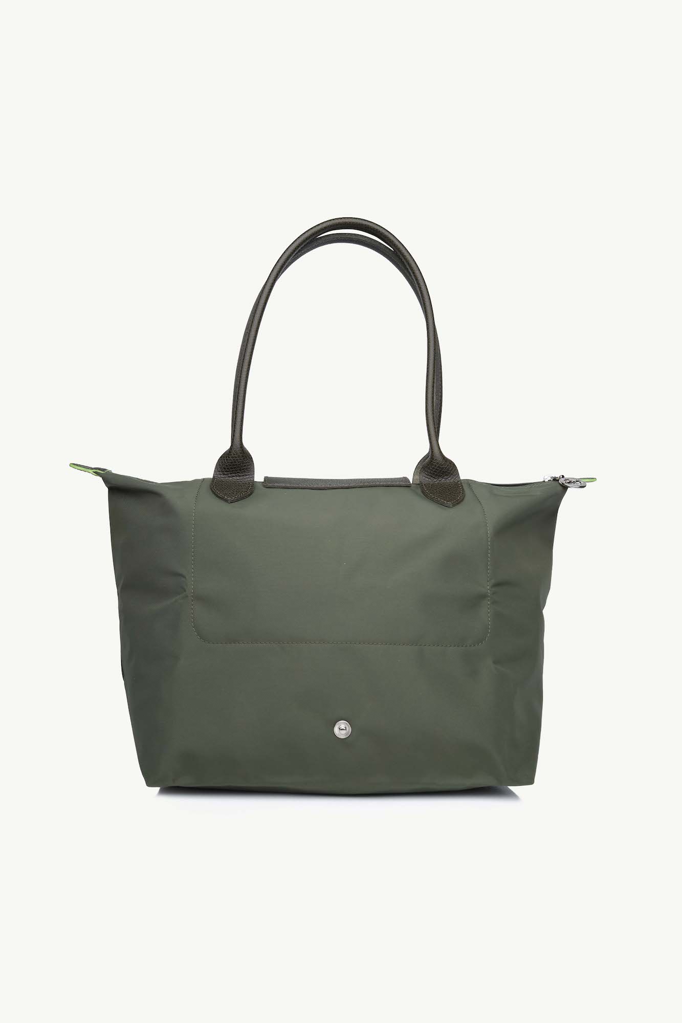 LONGCHAMP Medium Le Pliage Green Shoulder Bag in Forest Recycled Canvas 1