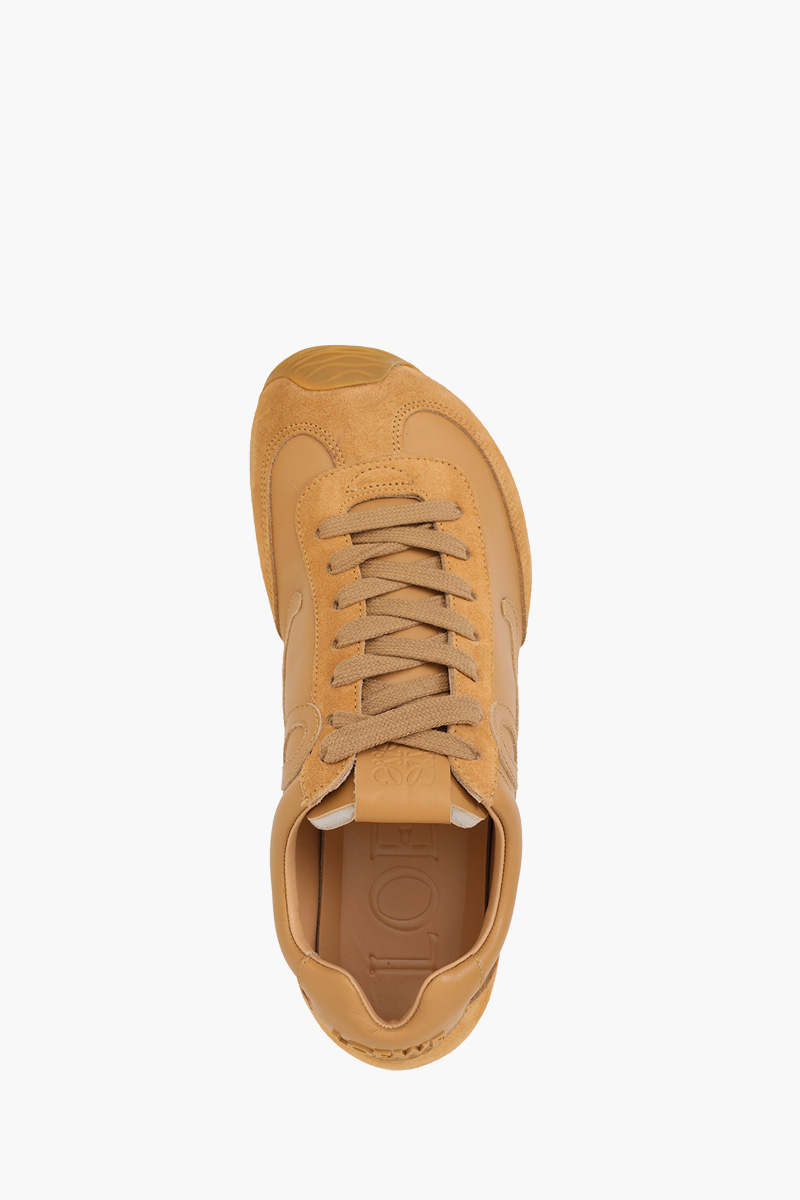 LOEWE Women Ballet Runner 2.0 Sneakers in Cinnamon Soft Calfskin 3