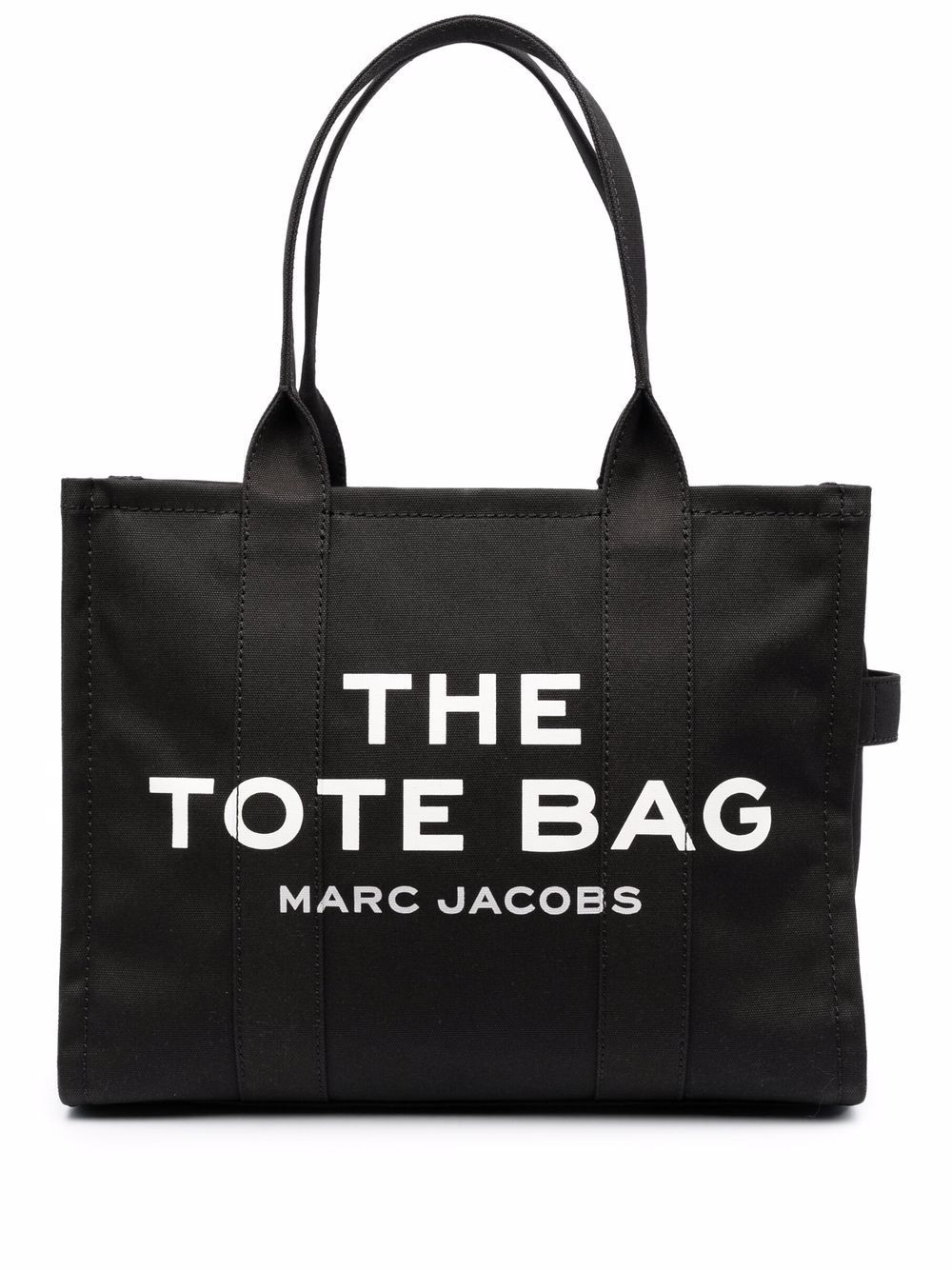 MARC JACOBS Large Traveler Tote Bag in Black Canvas 0