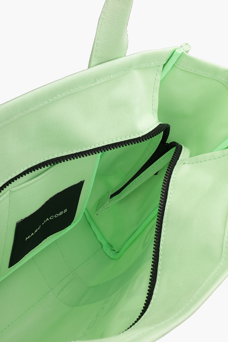 MARC JACOBS Large Traveler Tote Bag in Chlorophyll Canvas 3