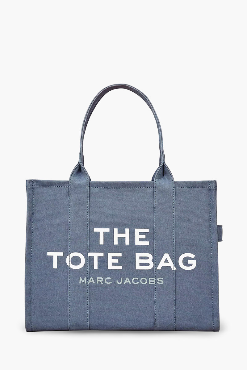 MARC JACOBS Large Traveler Tote Bag in Blue Shadow Canvas 0