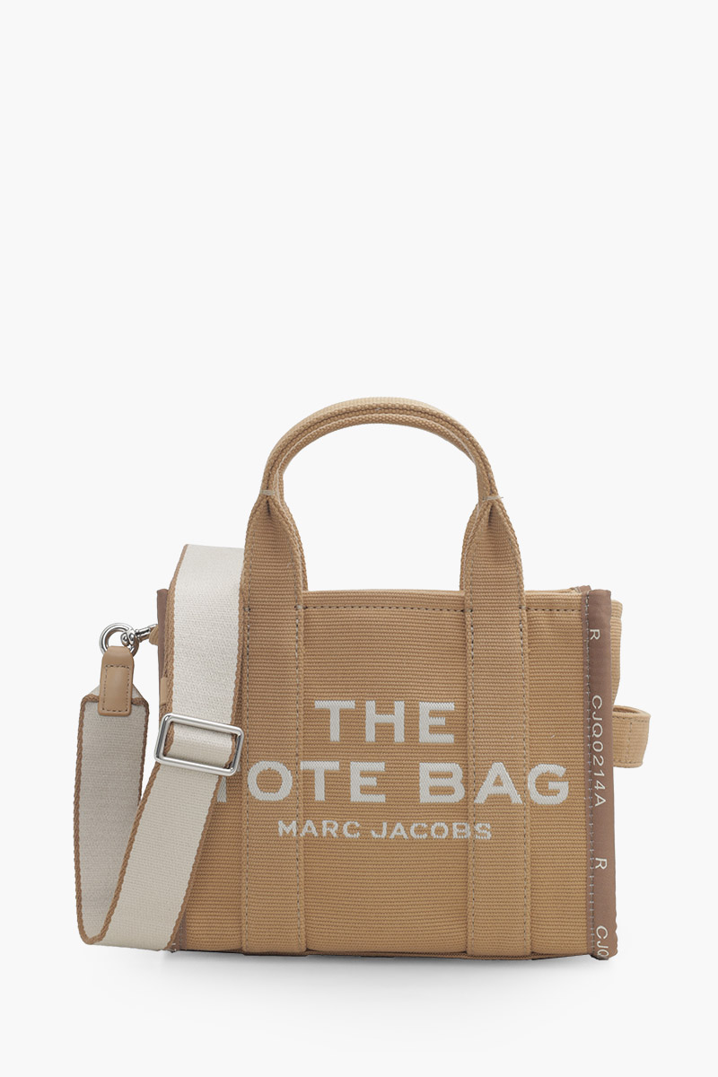 MARC JACOBS Mini The Jacquard Tote Bag in Camel 0