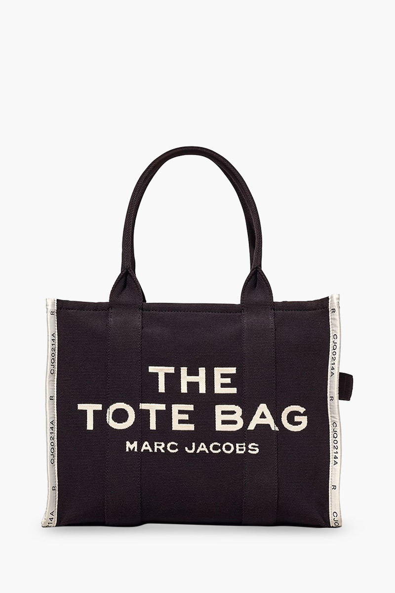 MARC JACOBS The Jacquard Tote Bag in Black 0