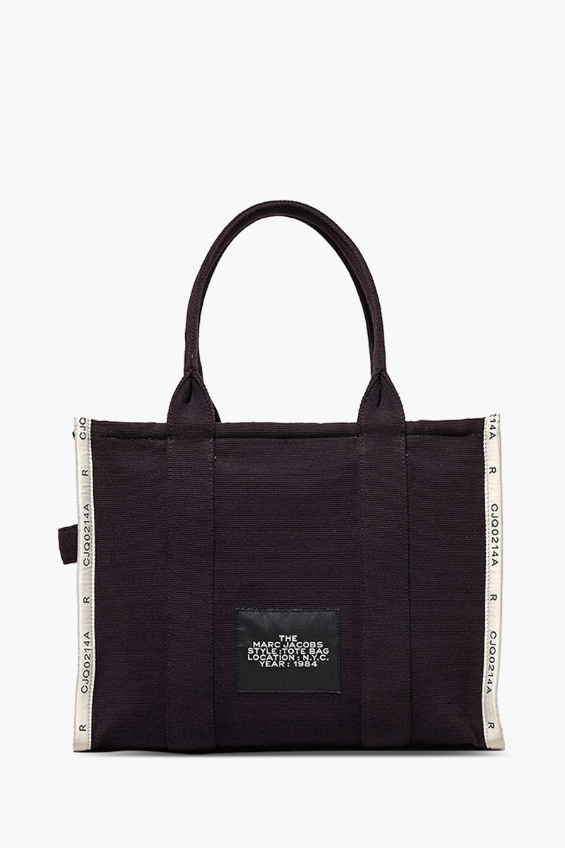 MARC JACOBS The Jacquard Tote Bag in Black 1