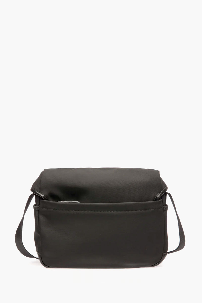 BALLY Code Crossbody Bag in Black Nylon with Stripe 1