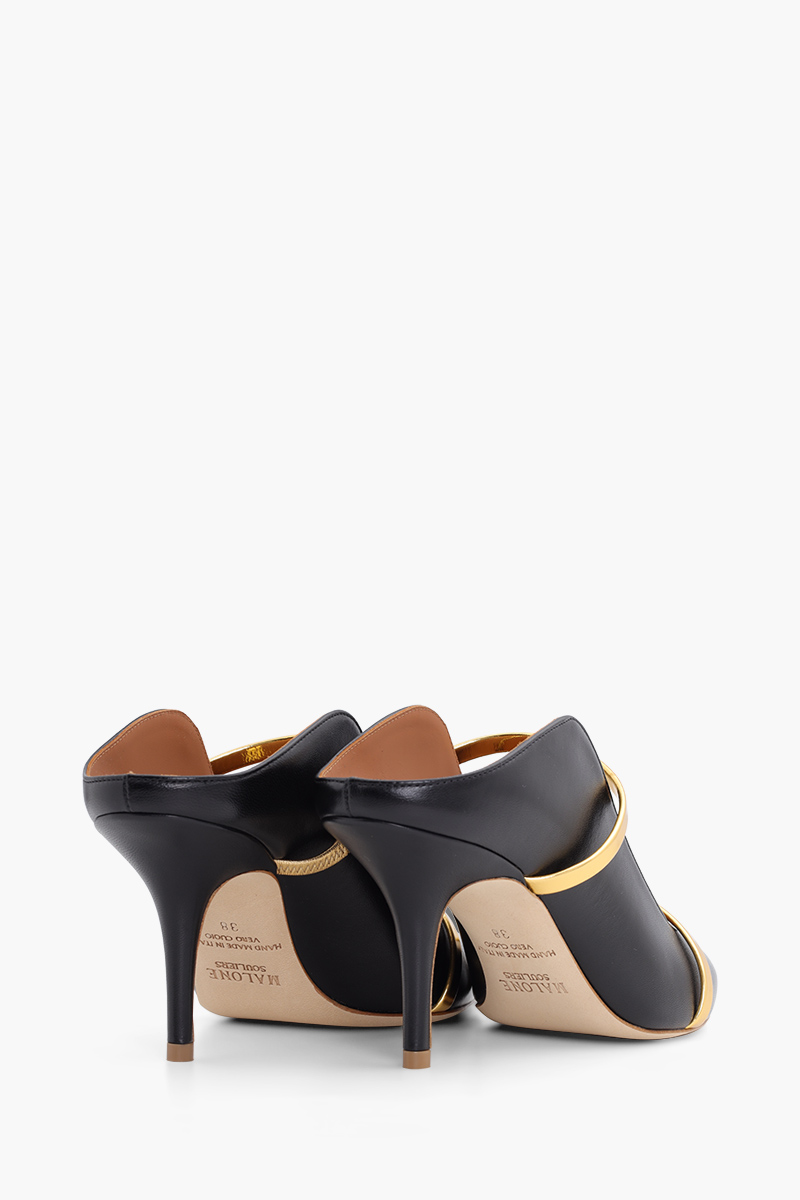 MALONE SOULIERS Maureen Pumps 70mm in Black/Gold 2