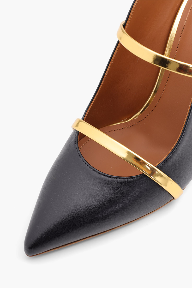 MALONE SOULIERS Maureen Pumps 70mm in Black/Gold 4