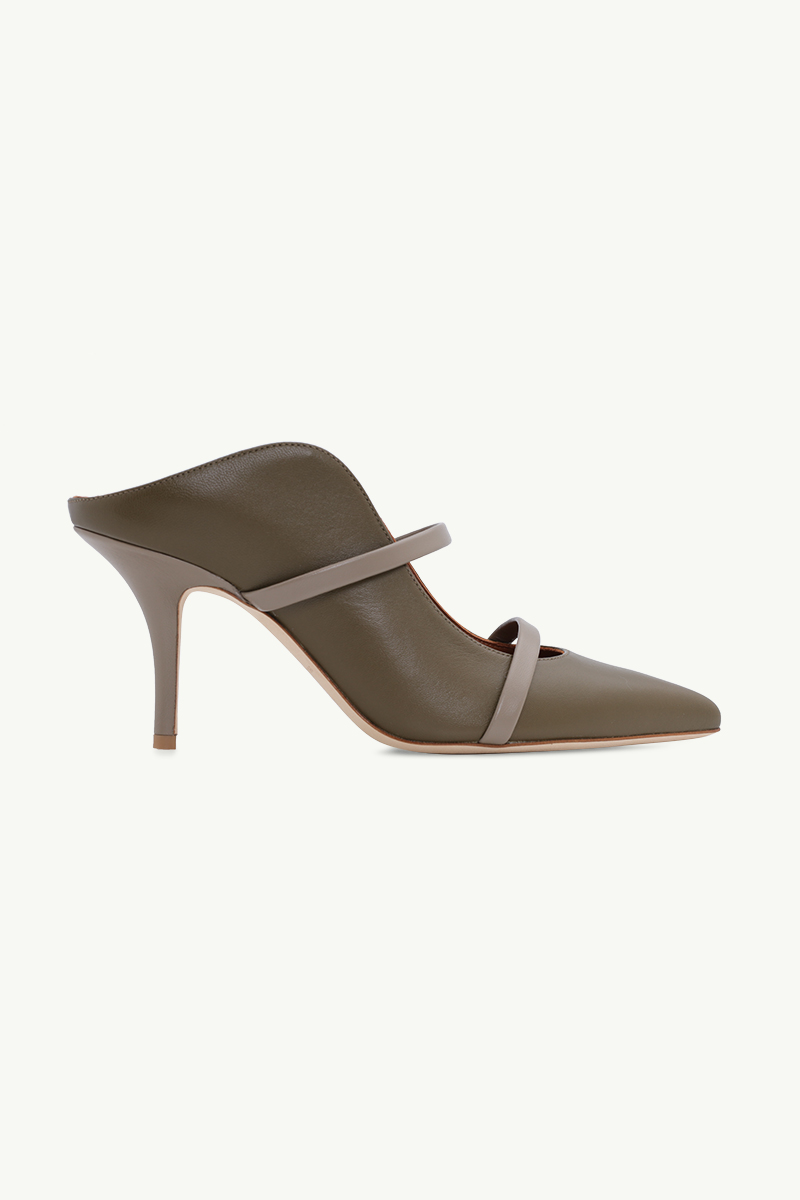 MALONE SOULIERS Maureen Pumps 70mm in Truffle/Khaki 0