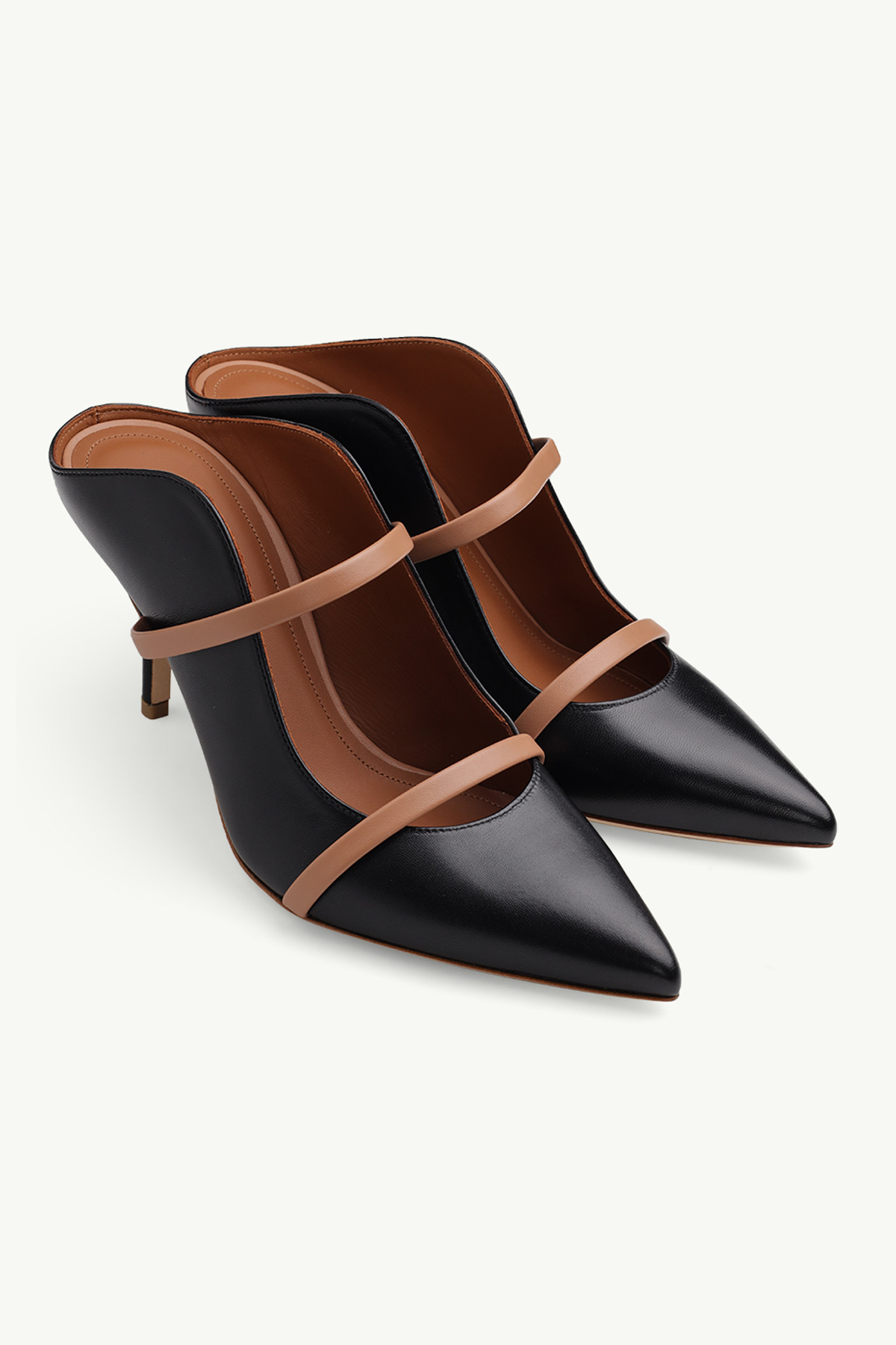 MALONE SOULIERS Maureen Pumps 70mm in Black/Nude 1