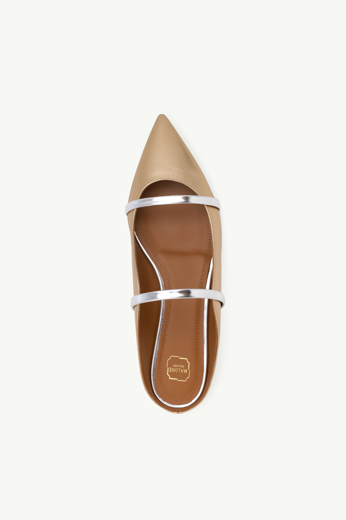 MALONE SOULIERS Maureen Mules in Gold/Silver 3