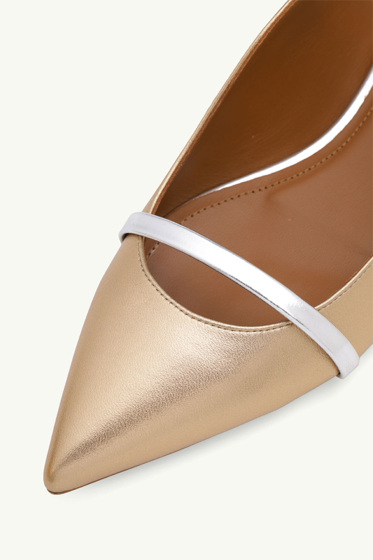 MALONE SOULIERS Maureen Mules in Gold/Silver 4