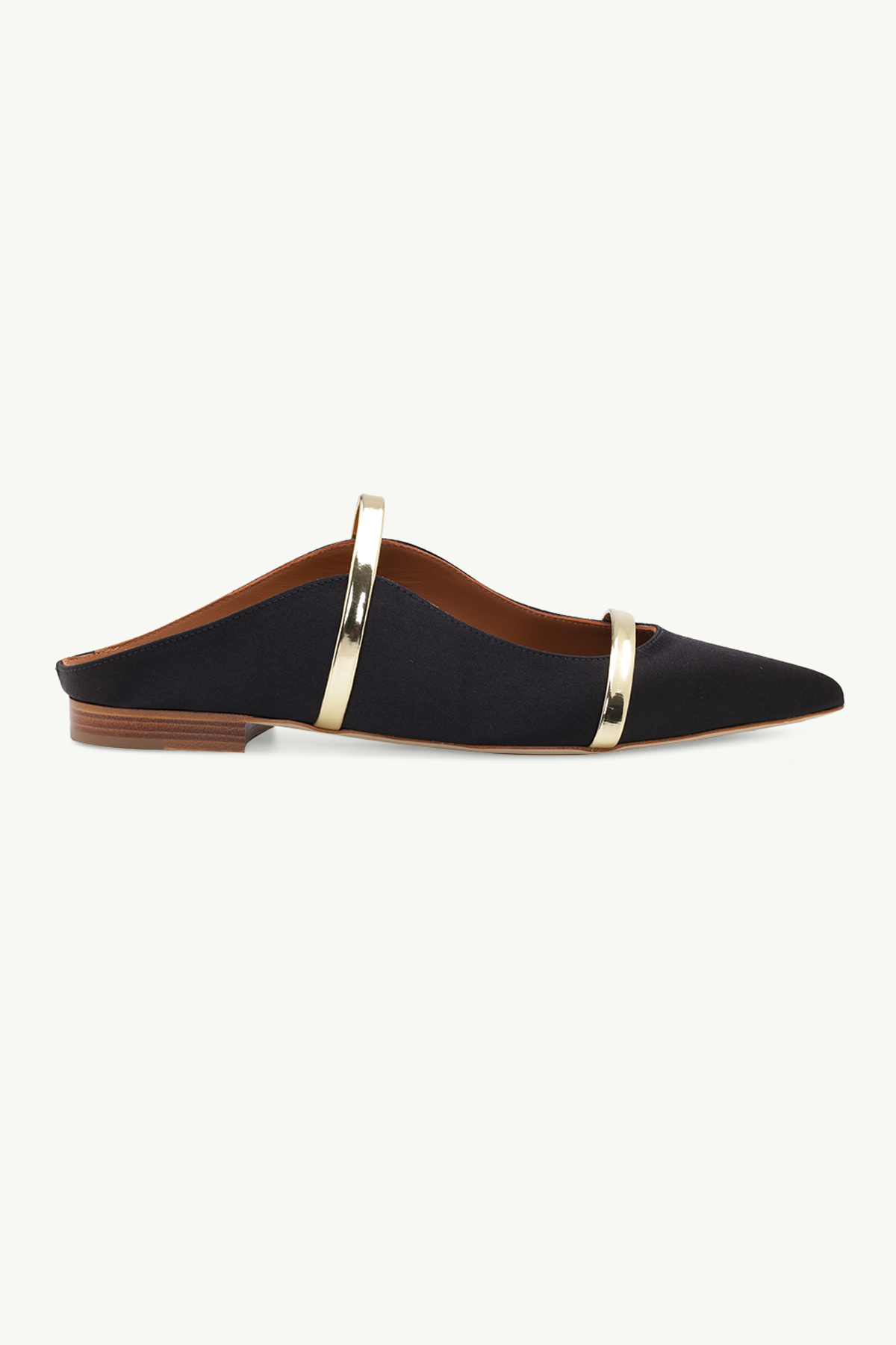 MALONE SOULIERS Maureen Mules in Black/Platino 0