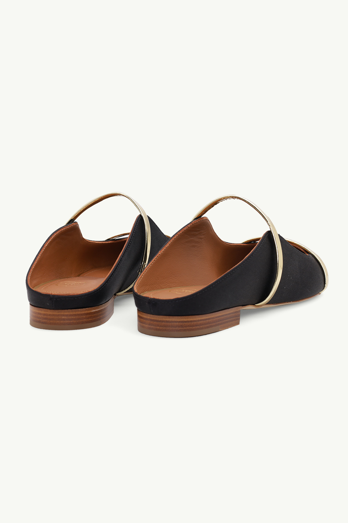 MALONE SOULIERS Maureen Mules in Black/Platino 2