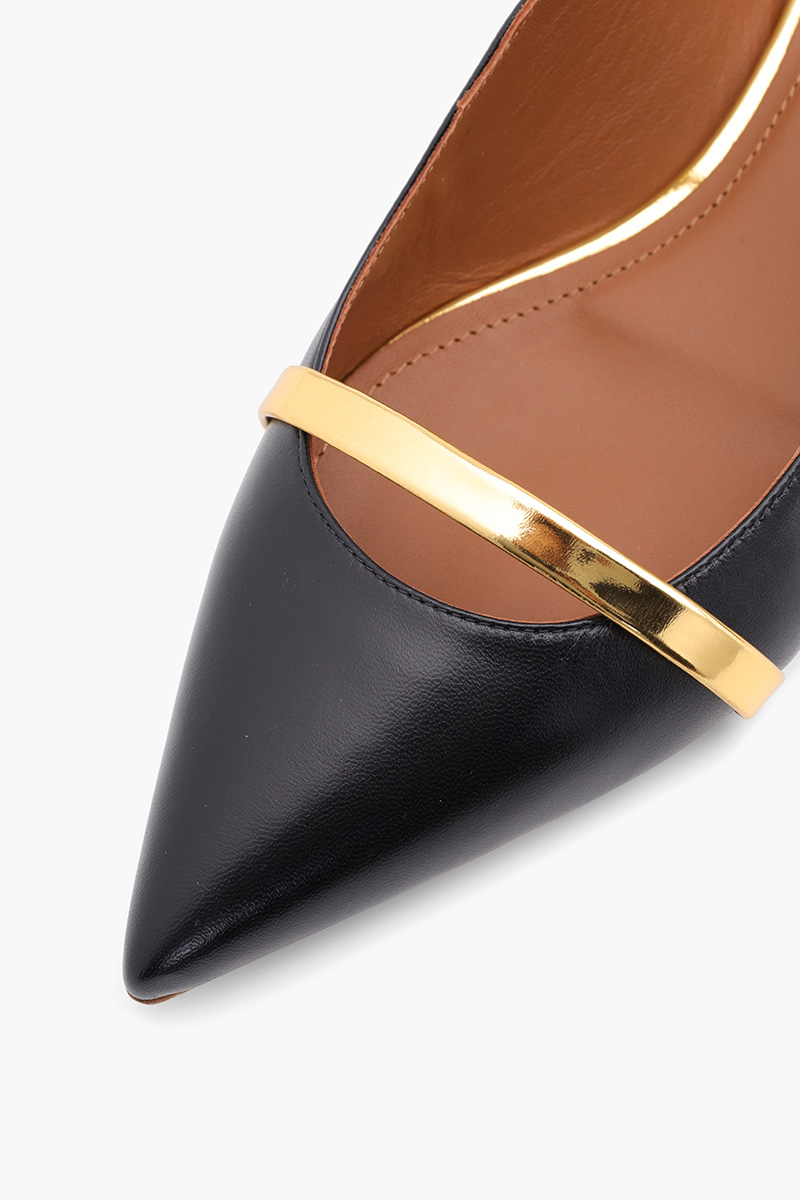 MALONE SOULIERS Maureen Mules in Black/Gold 4