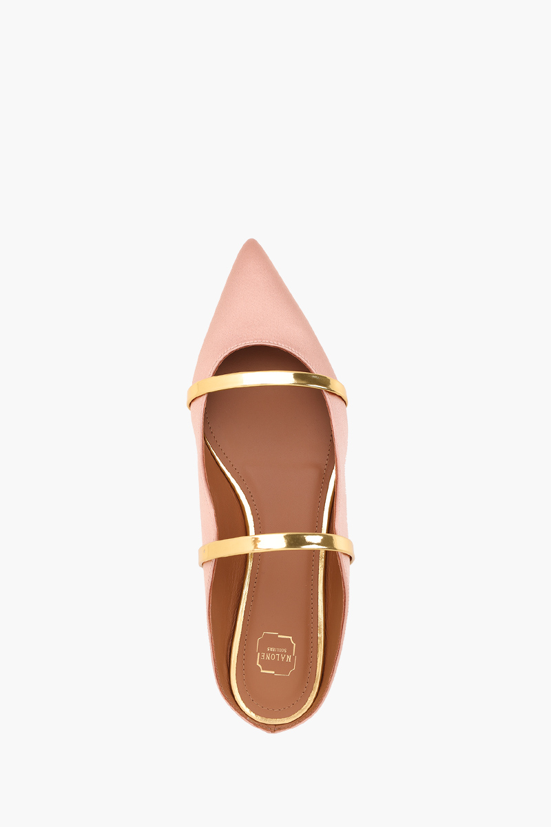 MALONE SOULIERS Maureen Mules in Blush/Gold 3