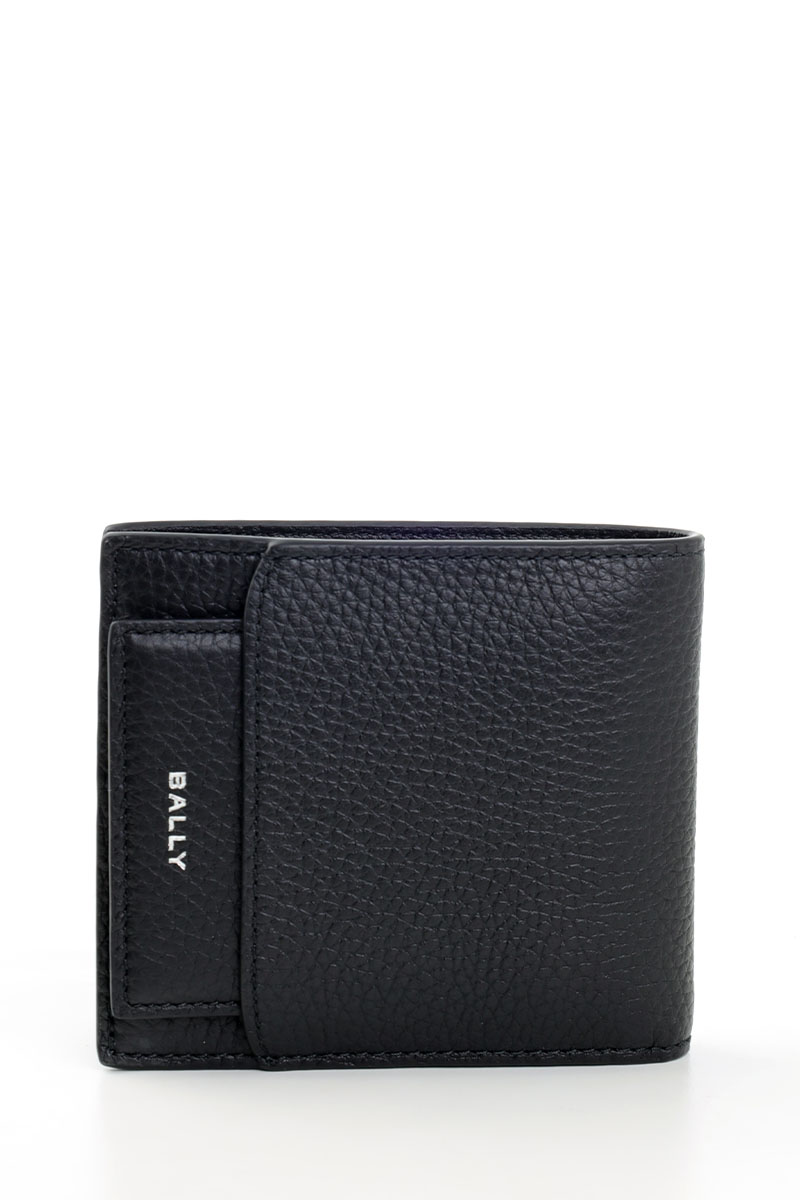 BALLY Doublewall Wallet In Black Grained Leather 2
