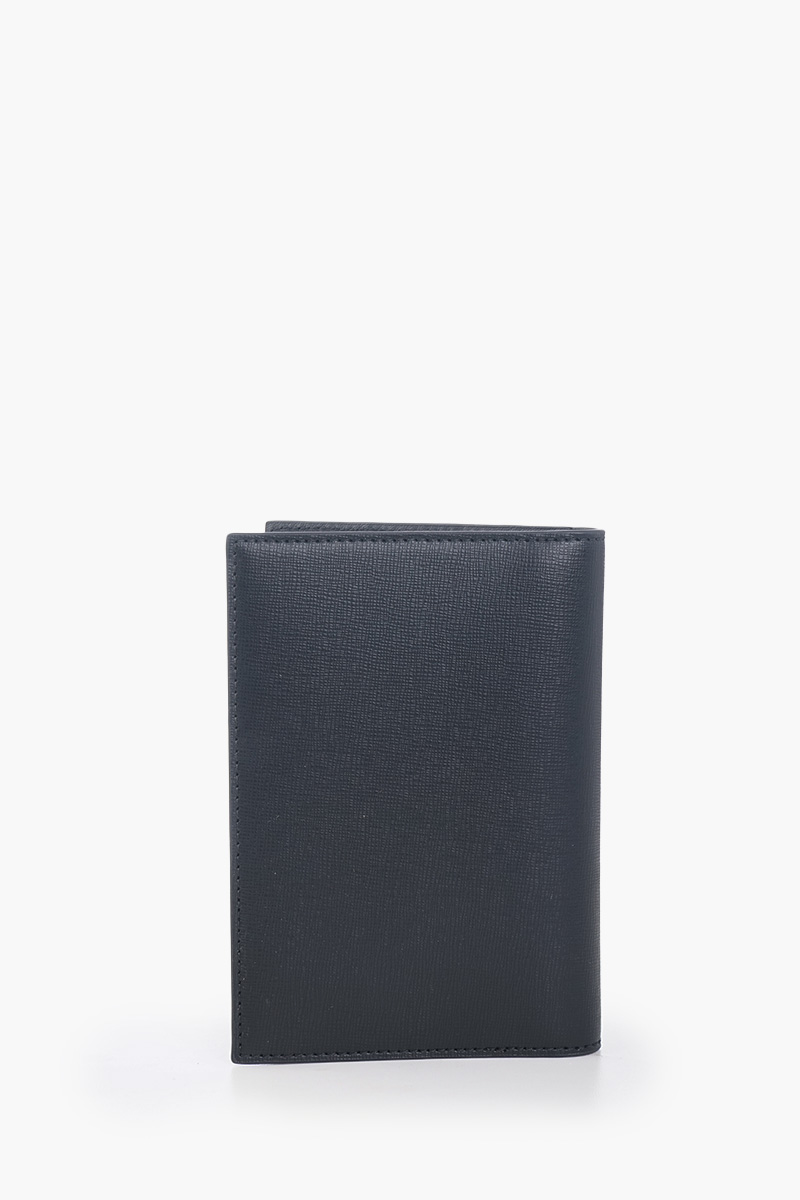 BALLY Mythos Passport Holder in Black Bovine Leather 2