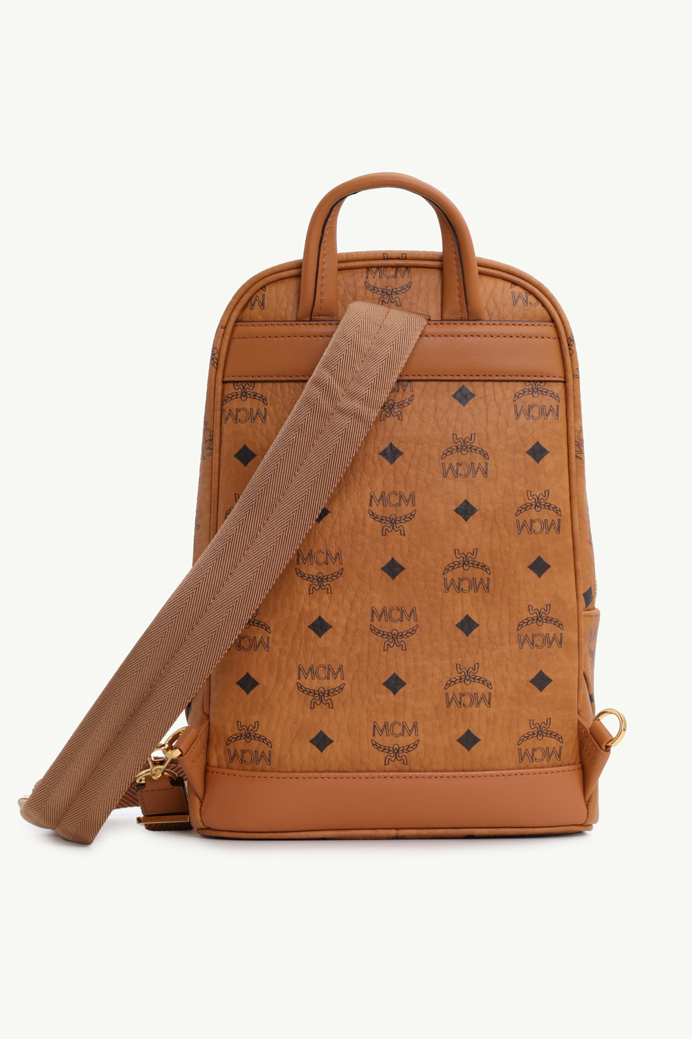 MCM Klassik Sling Bag in Cognac 1